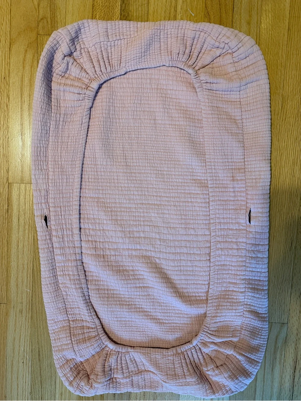 West Elm x Pottery Barn Light Pink Textured Changing Pad Cover